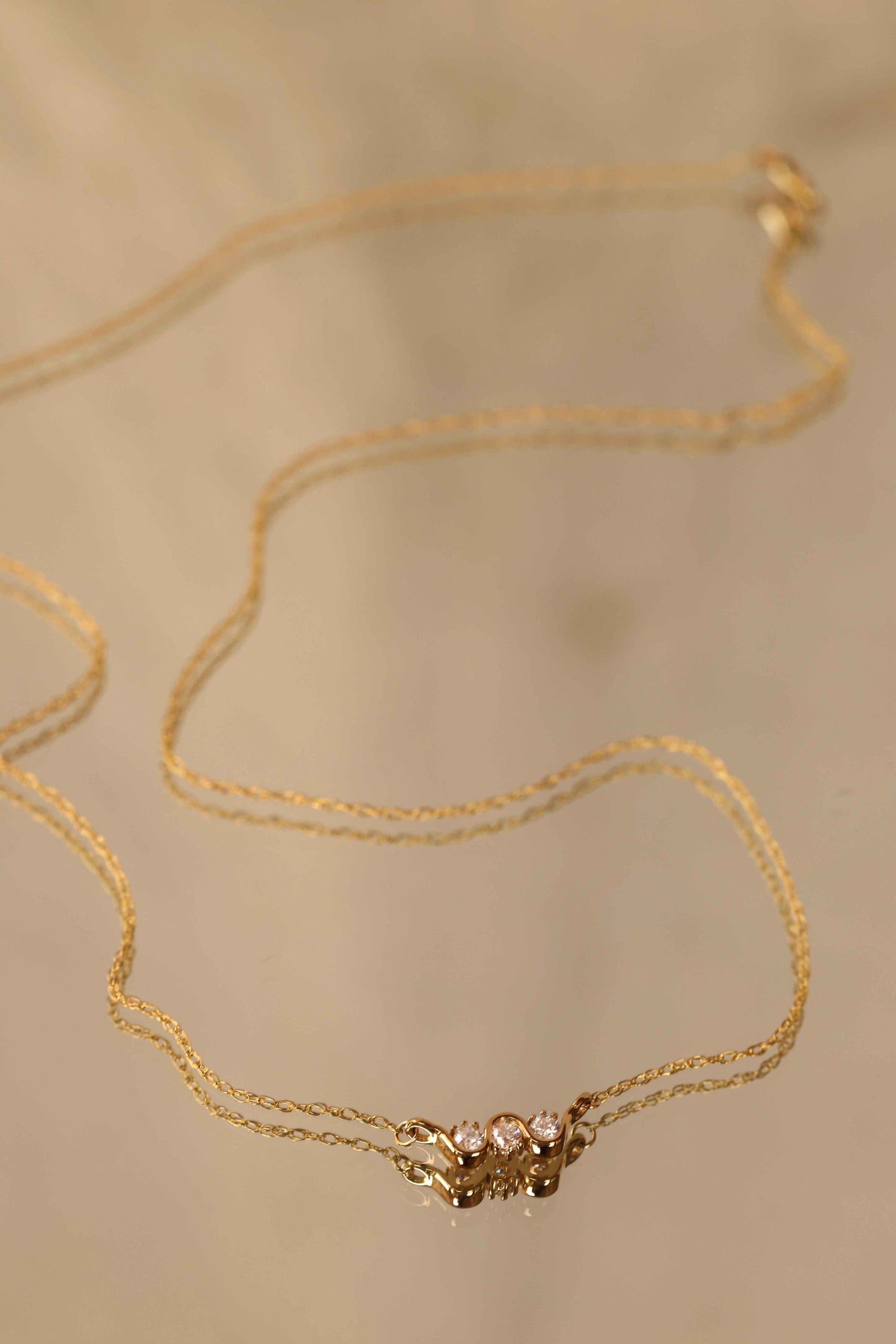 Trio Stone Necklace
